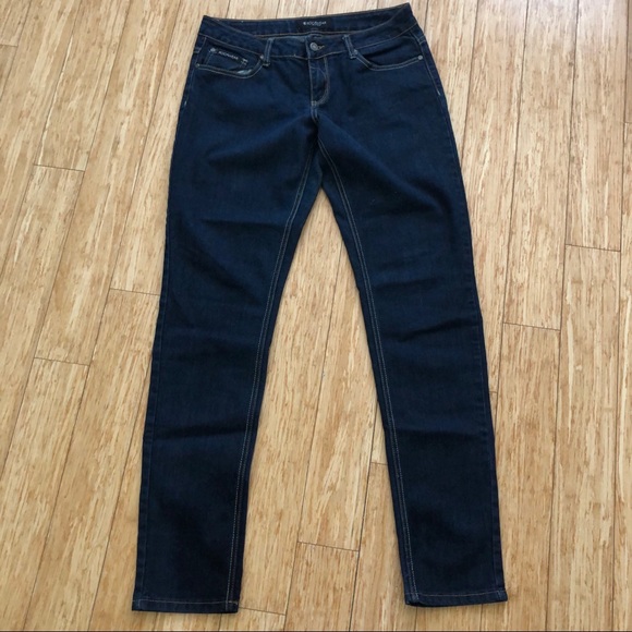 Vintage RocaWear Junior Skinny Blue Jeans size 13 Embroidered Pockets - Picture 2 of 12